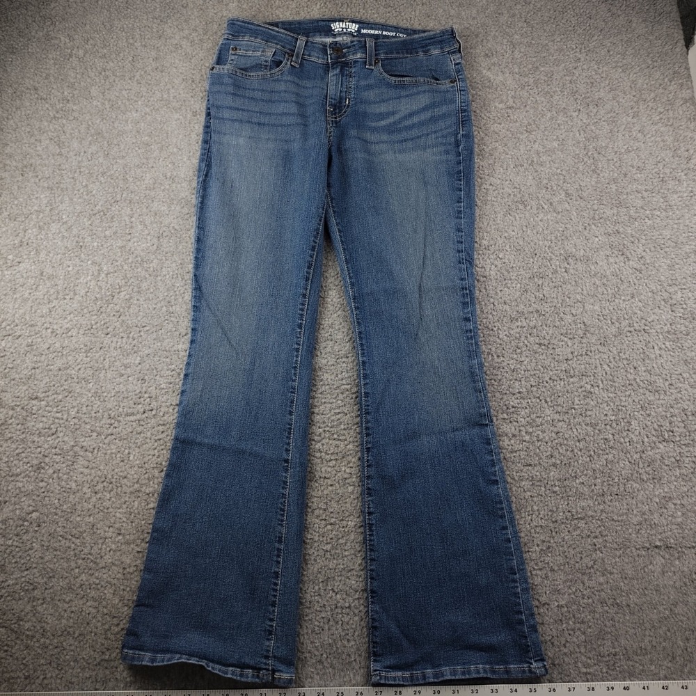 Levis Modern Bootcut Jeans Medium Wash Blue Womens sz 12 31x31 VTG Y2K